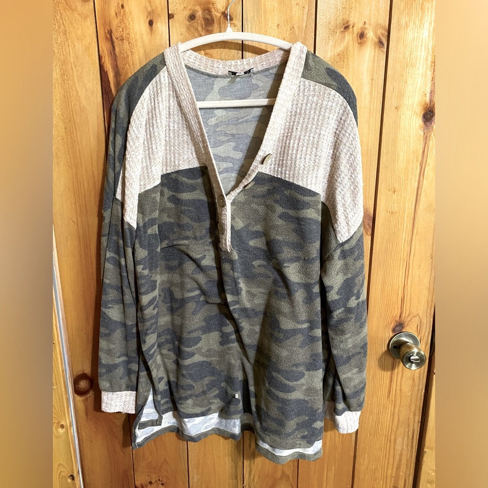 White birch long sleeve shirt